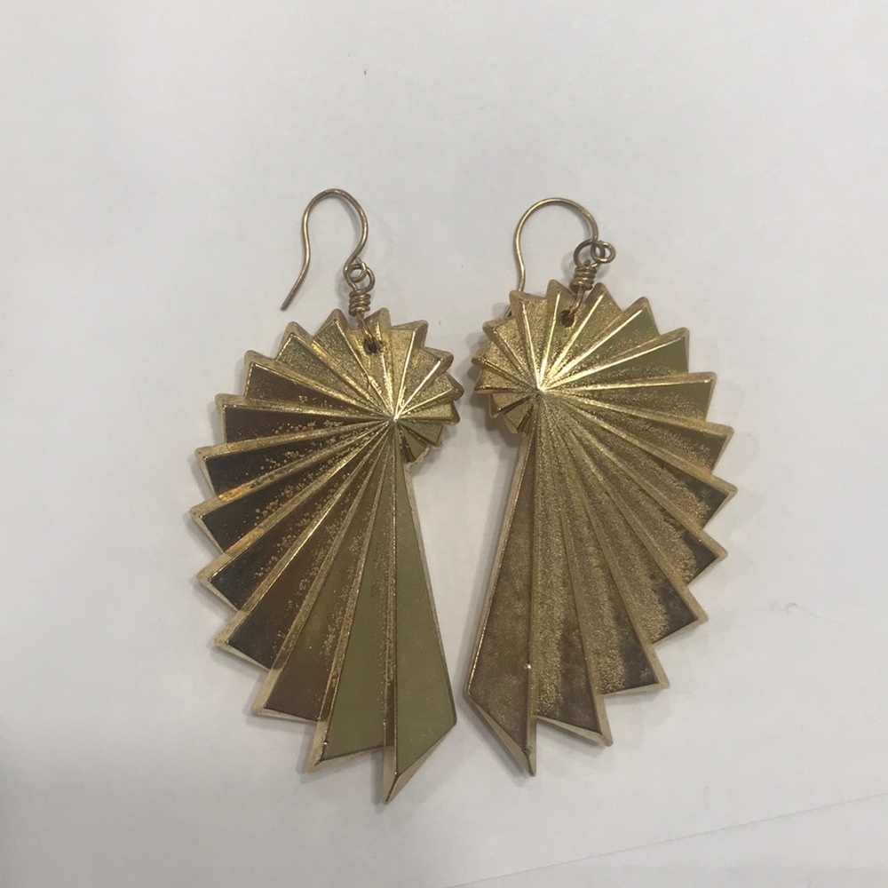 Gold Geo Earrings